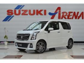 ワゴンR　スティングレー ハイブリッド T 4WD　ワンオーナー車ハイブリッド4WDターボパドルシフトセーフティサポート搭載デュアルセンサーブレーキサポート誤発信抑制機能8インチナビTVバックカメラLEDライトETCドラレコクルーズコントロール 660