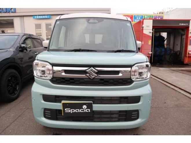 スペーシアハイブリッド X 4WD　純正ナビ　LEDヘッドライト　デュアルセンサーブレーキサポート　横滑り防止装置　両側電動スライドドア 660