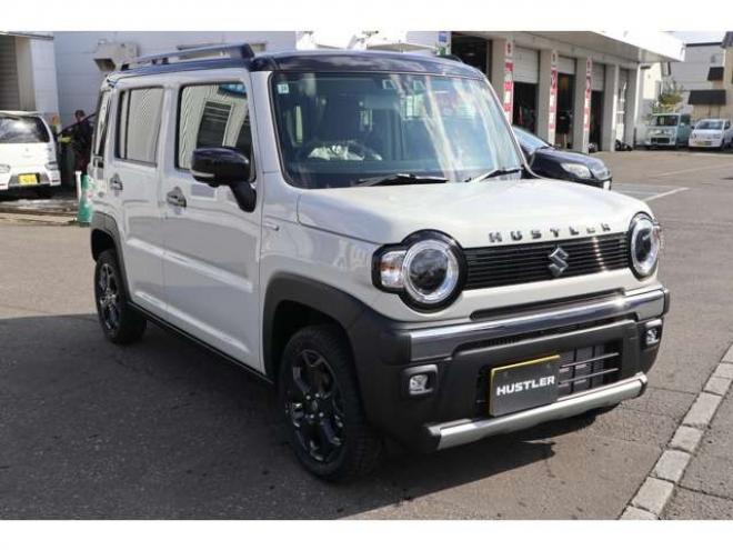 ハスラータフワイルドターボ 4WD　全方位モニターナビ　LEDヘッドライト　シートヒーター　アダプティブクルーズコントロール　衝突軽減ブレーキ　車線逸脱警報 660
