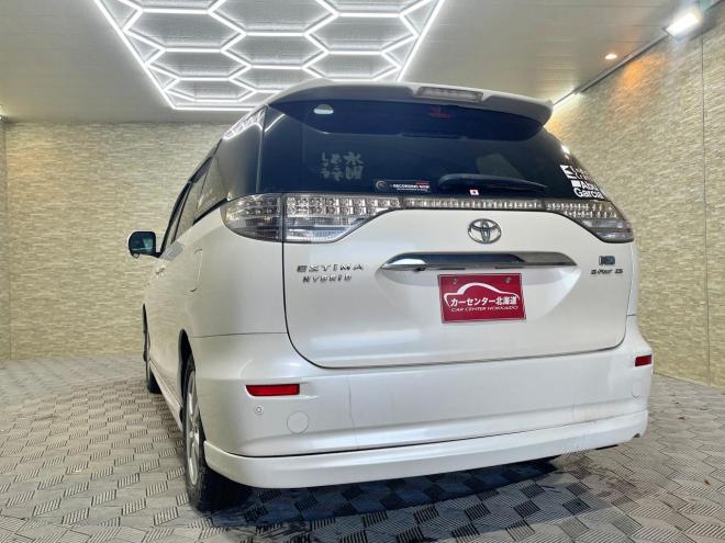 エスティマハイブリッドハイブリッド2.4G 4WD 5年保証 スマキー 両側パワスラ ナビ Bカメ ETC 寒冷地仕様 禁煙 車検整備2年付