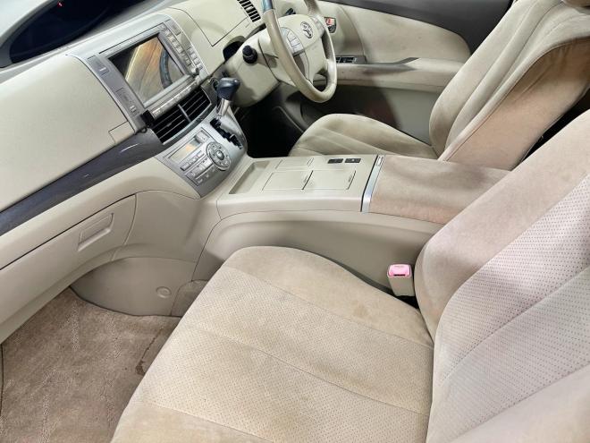 エスティマハイブリッドハイブリッド2.4G 4WD 5年保証 スマキー 両側パワスラ ナビ Bカメ ETC 寒冷地仕様 禁煙 車検整備2年付