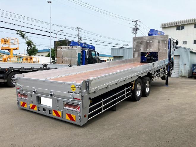 プロフィア未使用　4段ラジコンクレーン車　セルフローダー　重機運搬車ウインチ付　大型トラック　nsl