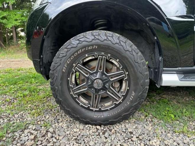 パジェロ3.2 ロング エクシード ディーゼルターボ 4WD　ワンオーナー　PS　PW　社外ナビ　社外アルミ　ABS　キーレス　バックカメラ　リフトアップ　シートヒーター　ルーテント 3200