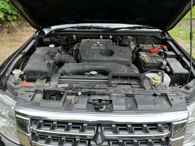 パジェロ3.2 ロング エクシード ディーゼルターボ 4WD　ワンオーナー　PS　PW　社外ナビ　社外アルミ　ABS　キーレス　バックカメラ　リフトアップ　シートヒーター　ルーテント 3200