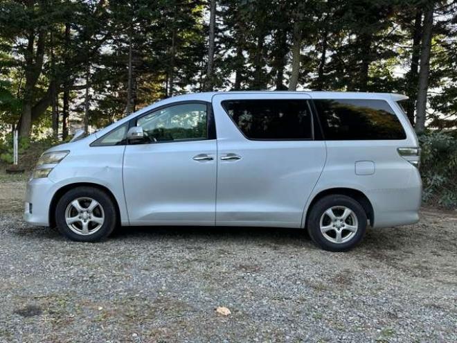 ヴェルファイア2.4 X 4WD　ワンオーナー　パワーウィンドウ　パワステ　社外ナビ　純正アルミ　ABS　キーレス　バックカメラ　左側電動スライドドア　ETC　ワイパーデアイサー 2400