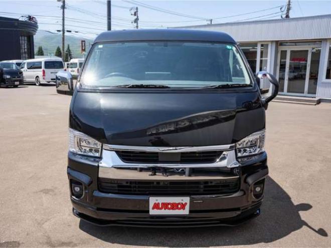 ハイエース2.7 GL ロング ファインテックツアラー 4WD　415COBRA　ファントムヘッドライトシステム&フェイスリフトキット&F/S/R/ルーフスポ/ボンネット/プレステージテールランプ&バッドラッカーSD-6プレミアムフォージッド18インチAW　TOYO　H30　225/50R18 2700