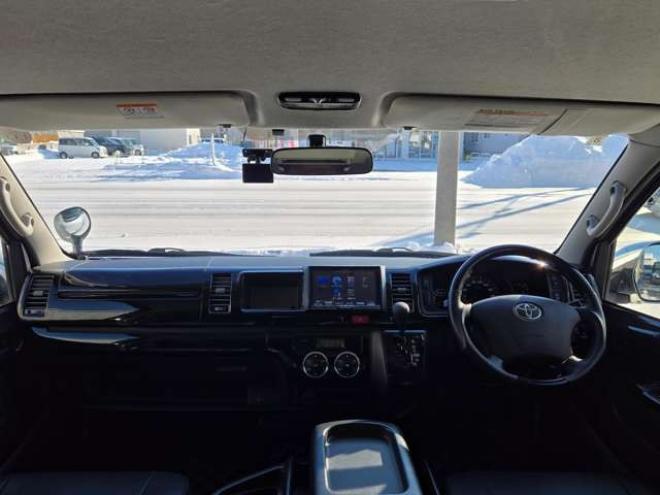 ハイエース2.7 GL ロング ミドルルーフ 4WD　寒冷地仕様　パワスラ　リアヒーター&クーラー　キーレス　アルパイン8インチメモリナビ　フルセグTV　Bluetooth　CD/DVD　フリップダウンモニター　バックカメラ　ドライブレコーダー　ETC　エンジンスターター 2700