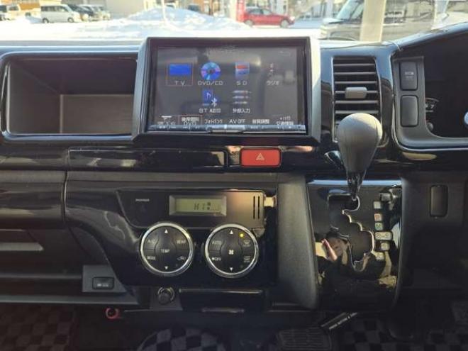 ハイエース2.7 GL ロング ミドルルーフ 4WD　寒冷地仕様　パワスラ　リアヒーター&クーラー　キーレス　アルパイン8インチメモリナビ　フルセグTV　Bluetooth　CD/DVD　フリップダウンモニター　バックカメラ　ドライブレコーダー　ETC　エンジンスターター 2700