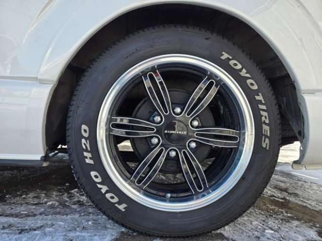 ハイエース2.7 GL ロング ミドルルーフ 4WD　寒冷地仕様　パワスラ　リアヒーター&クーラー　キーレス　アルパイン8インチメモリナビ　フルセグTV　Bluetooth　CD/DVD　フリップダウンモニター　バックカメラ　ドライブレコーダー　ETC　エンジンスターター 2700