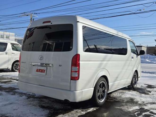 ハイエース2.7 GL ロング ミドルルーフ 4WD　寒冷地仕様　パワスラ　リアヒーター&クーラー　キーレス　アルパイン8インチメモリナビ　フルセグTV　Bluetooth　CD/DVD　フリップダウンモニター　バックカメラ　ドライブレコーダー　ETC　エンジンスターター 2700