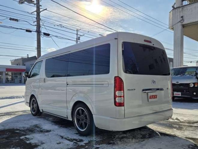 ハイエース2.7 GL ロング ミドルルーフ 4WD　寒冷地仕様　パワスラ　リアヒーター&クーラー　キーレス　アルパイン8インチメモリナビ　フルセグTV　Bluetooth　CD/DVD　フリップダウンモニター　バックカメラ　ドライブレコーダー　ETC　エンジンスターター 2700