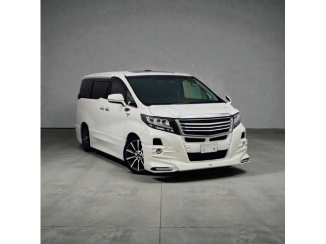 アルファードハイブリッドSR 本州車寒冷地仕様 ナビTVバックカメラ TRDフルエアロ 両側パワースライドドア パワーバックドア 社外19インチアルミタイヤ ツインサンルーフ ドラレコ 車検新規2年 保証付！  4WD 2500 5Dr