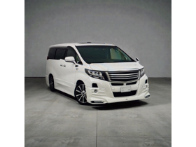 アルファードハイブリッド　SR 本州車寒冷地仕様 ナビTVバックカメラ TRDフルエアロ 両側パワースライドドア パワーバックドア 社外19インチアルミタイヤ ツインサンルーフ ドラレコ 車検新規2年 保証付！  4WD 2500 5Dr