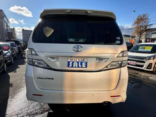 ヴェルファイア2.4 Z プラチナセレクションII 4WD　HDDナビ　ワンセグ　両側パワースライドドア　パワーバックドア　コーナーセンサー　横滑り防止装置　ビルトインETC 社外アルミホイール夏　バックモニター　社外エンジンスターター　プッシュスタート 2400