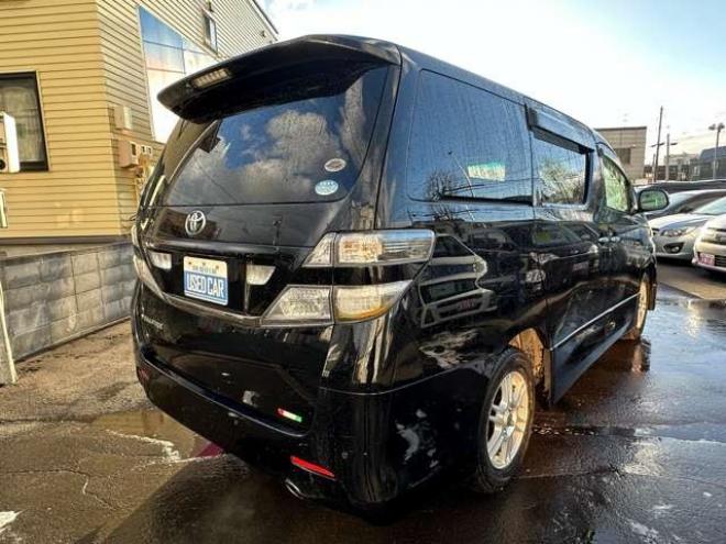 ヴェルファイア2.4 Z プラチナセレクションII タイプゴールド 4WD　両側パワースライドドア　Bluetooth　ALPINEフリップダウンモニター　イクリプスナビ　パワーバックドア　ETC　社外アルミホイール冬　バックカメラ　横滑り防止装置　コーナセンサー　プッシュスタート 2400