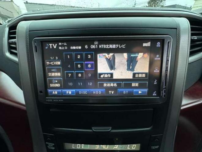 ヴェルファイア2.4 Z 4WD　HDDナビ　Bluetooth　地デジ　両側パワースライドドア　フリップダウンモンター　プッシュスタート　横滑り防止装置　コーナーセンサー　ETC　　社外アルミホイール夏　バックモニター 2400