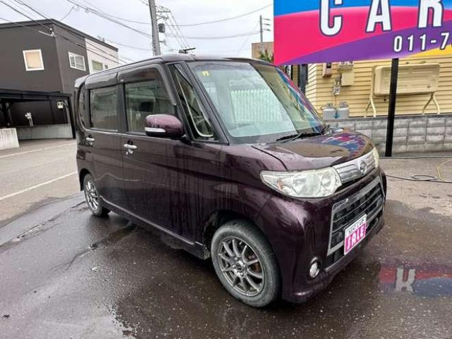 タントカスタム L 4WD　社外CDオーディオ　エコアイドル　キーレスキー　社外アルミホイール冬 660