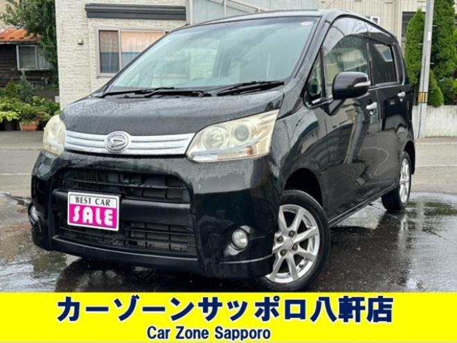 ムーヴカスタム X 4WD　社外CDオーディオ　純正アルミホイール夏　プッシュスタート　キーレスキー 660