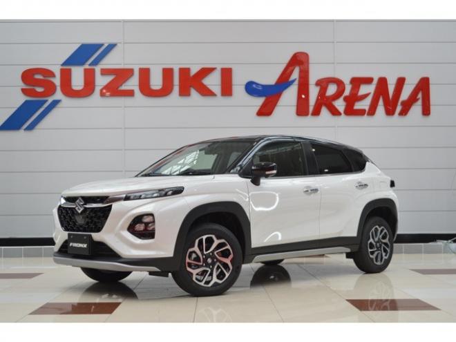 フロンクス1.5 4WD　ハイブリット4WDセーフティサポート搭載4WDスズキコネクト対応通信機装着車アダプティブクルーズコントロール全方位モニター付き9インチナビTVバックカメラハイビームアシストLEDライト 登録済未使用車 1500