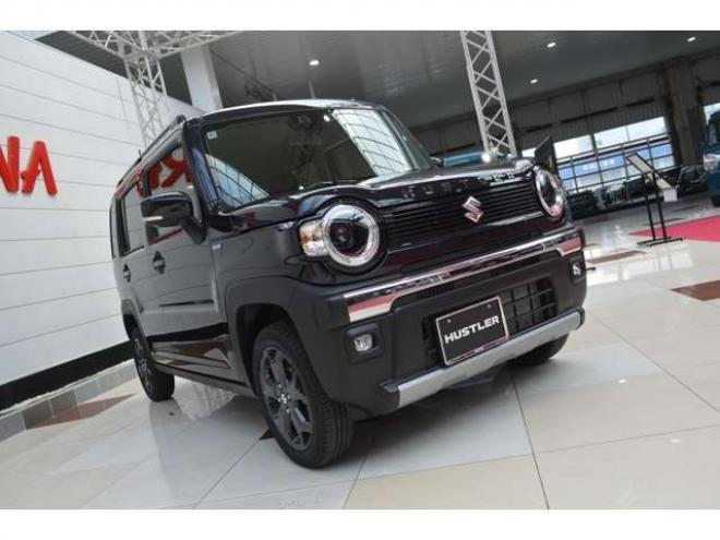 ハスラータフワイルド 4WD　ワンオーナー特別仕様車ハイブリッド4WDセーフティサポート搭載アイドリングストップデュアルカメラブレーキサポート後退時ブレーキサポート横滑り防止装置ハイビームアシストLEDアダプティブクルーズコントロール 660