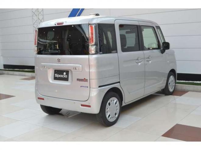 スペーシアハイブリッド X 4WD　ワンオーナー車ハイブリッド4WDターボセーフティサポート搭載アイドリングストップ横滑り防止装置ハイビームアシスト両側オートスライドCDシートヒーター 660