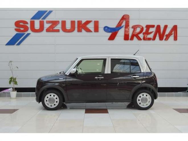 ラパンLC 660 ハイブリッド X 4WD　ハイブリット4WD全方位モニタ用カメラパッケージセーフティサポート搭載スズキコネクト対応機装着車ハイビームアシストLEDライト横滑り防止装置シートヒーター 登録済未使用車 660