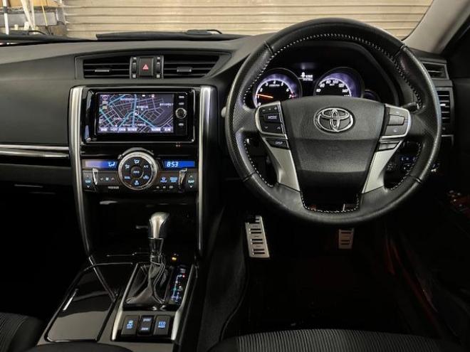 マークX寒冷地仕様　禁煙車　純正エンジンスターター　前後ドライブレコーダー　トヨタセーフティセンス　純正ナビ　フルセグ地デジ　ＤＶＤ再生　Ｂｌｕｅｔｏｏｔｈオーディオ　バックカメラ　純正ＬＥＤヘッドライト 4WD 2500 4Dr