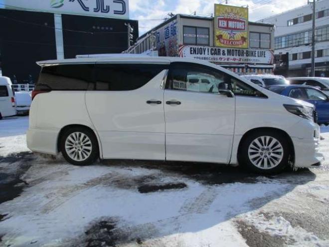 アルファード3.5 SA 4WD　TRDエアロ クリスタルアイLEDテール ダウンサス レザー調シートカバー アルパインナビ フリップダウン スピーカー  デジタルインナーミラー シュタイナー20インチ シーケンシャルウィンカー 3500