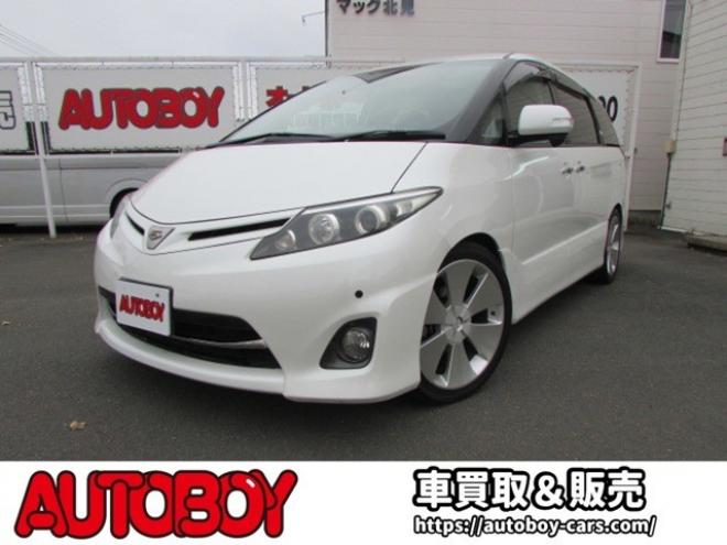 エスティマ2.4 アエラス 4WD　両側パワースライドドア/コーナーセンサー/キセノンヘッドライト/LEDフォグ/クルーズコントロール/ETC/ 2400