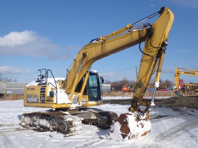 バックホーHB215LC-2　苫小牧ヤード