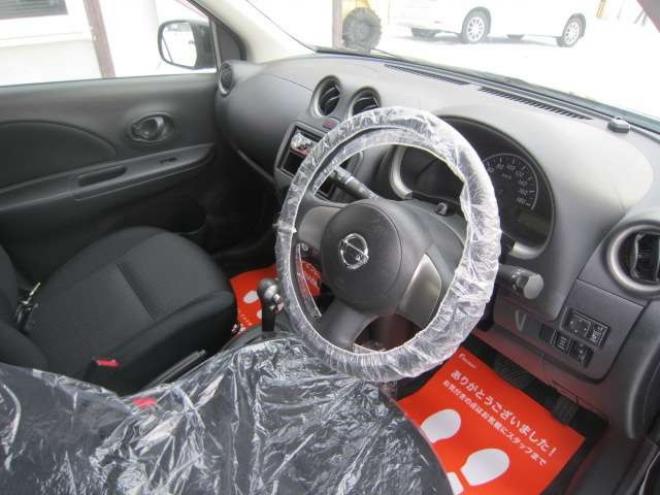 マーチ1.2 12X FOUR 4WD　切替式4WD プッシュスタート スマートキー エンジンスターター リア5面フイルム張り ルーフアンテナ 社外アルミ タイミングチェーン車 過去整備記録簿 1200