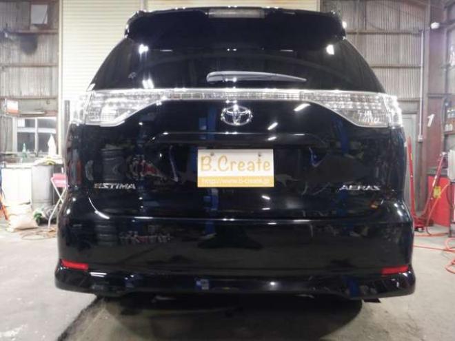 エスティマ2.4 アエラス 4WD　ナビ・TV・B/T・Bカメラ・両側パワスラ　ETC　クルコン　エンスタ　フリップダウンモニター　ワイパーデアイサー　HID　フォグランプ 2400