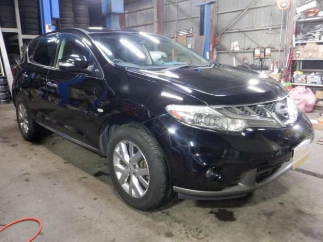 ムラーノ2.5 250XV FOUR 4WD　本州仕入・後期型・メーカーナビ・TV・Bカメラ・サイドカメラ・B/T・革シート・インテリキー・プッシュスタート・ETC・前席パワーシート・クルコン・HID・シートヒーター・フォグランプ・BOSEサウンド 2500