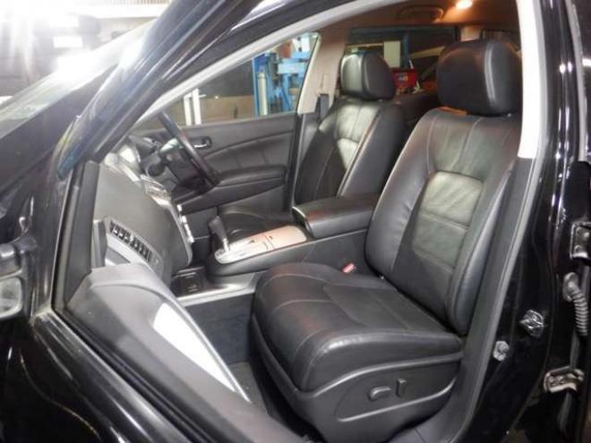 ムラーノ2.5 250XV FOUR 4WD　本州仕入・後期型・メーカーナビ・TV・Bカメラ・サイドカメラ・B/T・革シート・インテリキー・プッシュスタート・ETC・前席パワーシート・クルコン・HID・シートヒーター・フォグランプ・BOSEサウンド 2500