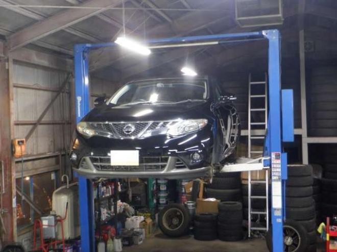 ムラーノ2.5 250XV FOUR 4WD　本州仕入・後期型・メーカーナビ・TV・Bカメラ・サイドカメラ・B/T・革シート・インテリキー・プッシュスタート・ETC・前席パワーシート・クルコン・HID・シートヒーター・フォグランプ・BOSEサウンド 2500