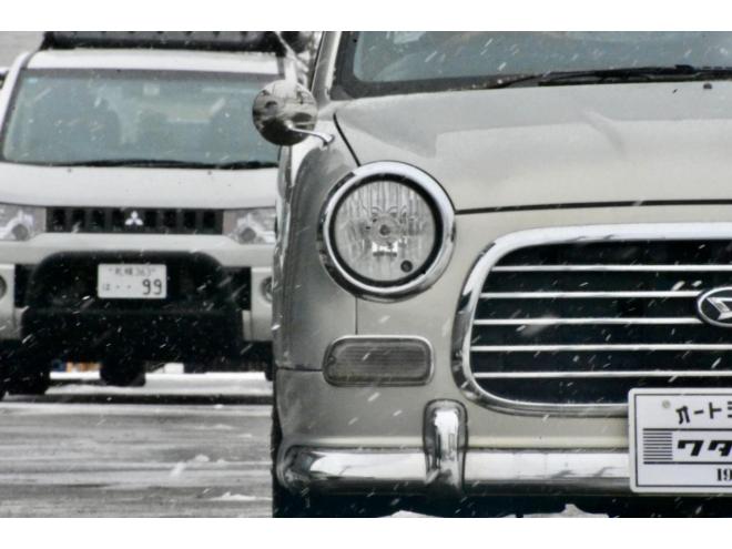 ミラジーノ４ＷＤ　本州仕入　５ＭＴ　後期・最終型　チョコブラウンシートカバー　フェンダーミラー