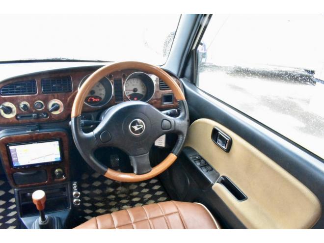 ミラジーノ４ＷＤ　本州仕入　５ＭＴ　後期・最終型　チョコブラウンシートカバー　フェンダーミラー