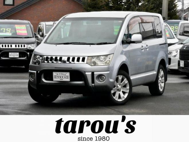 デリカD:5　4WD　Gナビ　本州仕入　ロックフォードサウンド　新品フロントガード　夏冬タイヤ付き