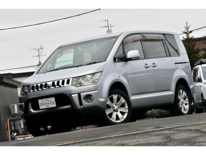 デリカD:5　4WD　Gナビ　本州仕入　ロックフォードサウンド　新品フロントガード　夏冬タイヤ付き