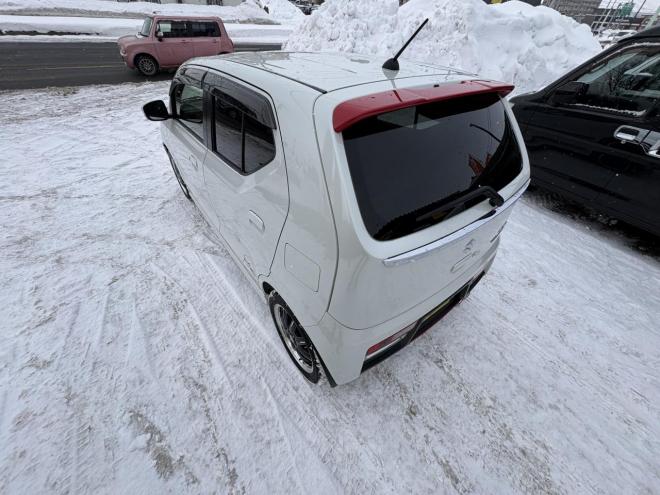 アルトALTO TURBO RS 4WD本州仕入　寒冷地仕様　ブレーキアシスト　TURBO 5AG 純正ワンセグナビ　シートヒーター　HIDヘッド　PUSHスタート　スマートキースペアー有　１５インチアルミ　エンジンオイル交換　スタットレス付　スポーツマフラー付　ETC 4WD 660 ５Dr