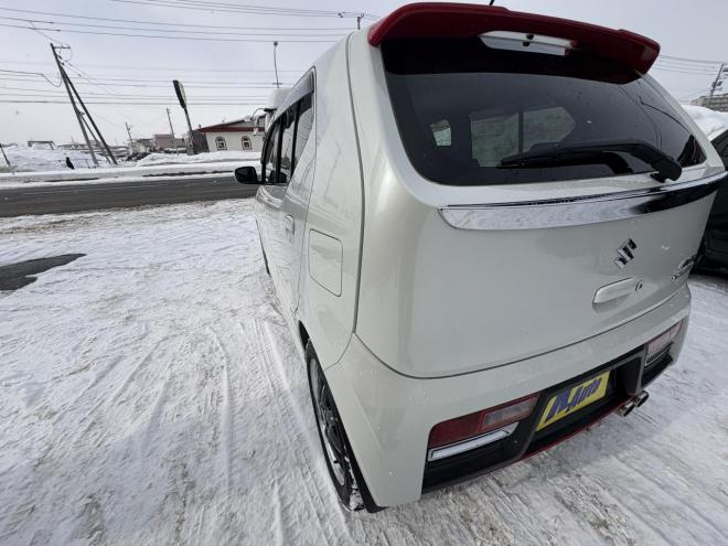 アルトALTO TURBO RS 4WD本州仕入　寒冷地仕様　ブレーキアシスト　TURBO 5AG 純正ワンセグナビ　シートヒーター　HIDヘッド　PUSHスタート　スマートキースペアー有　１５インチアルミ　エンジンオイル交換　スタットレス付　スポーツマフラー付　ETC 4WD 660 ５Dr