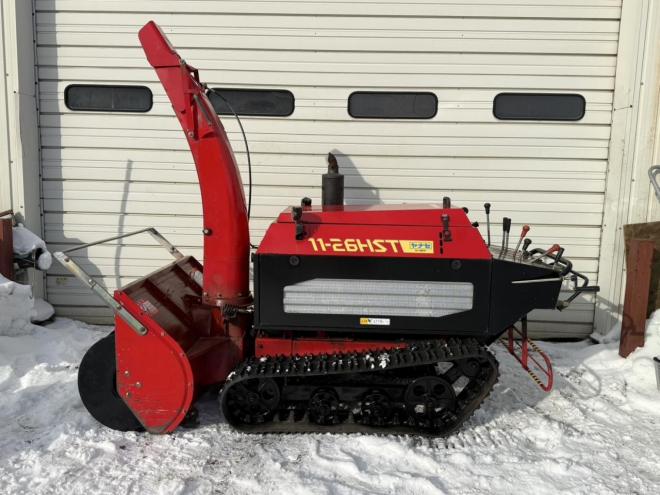 除雪機ヤナセ 11-26HST 26馬力大型ディーゼル 僅か857アワー