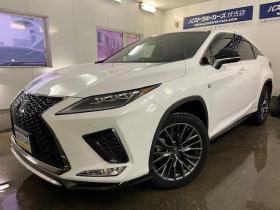 レクサス　ＲＸ４５０ｈ　Ｆスポーツ　本州仕入　寒冷地仕様　禁煙車　電動サンルーフ　純正２０インチＡＷ　社外１８ＡＷ＋スタッドレスタイヤ付　純正レザーシート　純正ナビ　地デジ　Ｂｌｕｅｔｏｏｔｈ　シートヒーター＆クーラー　前後ドラレコ 4WD 3500 5Dr