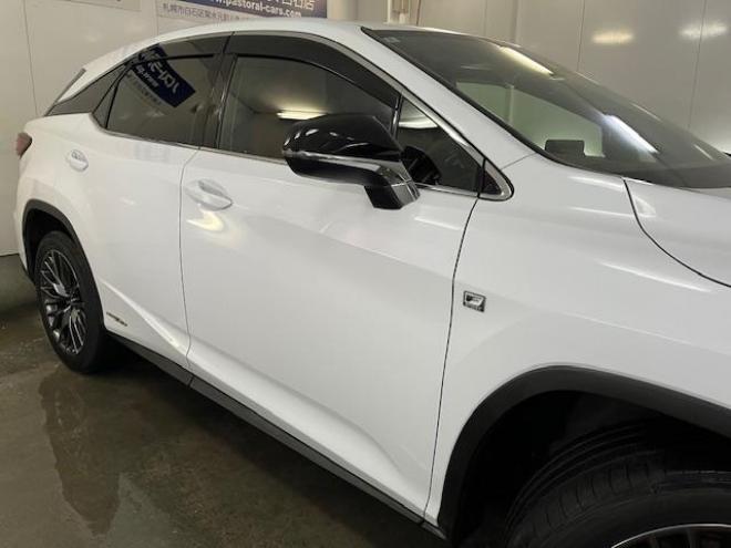 レクサスＲＸ４５０ｈ　Ｆスポーツ　本州仕入　寒冷地仕様　禁煙車　電動サンルーフ　純正２０インチＡＷ　社外１８ＡＷ＋スタッドレスタイヤ付　純正レザーシート　純正ナビ　地デジ　Ｂｌｕｅｔｏｏｔｈ　シートヒーター＆クーラー　前後ドラレコ 4WD 3500 5Dr