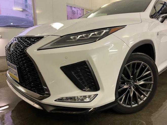 レクサスＲＸ４５０ｈ　Ｆスポーツ　本州仕入　寒冷地仕様　禁煙車　電動サンルーフ　純正２０インチＡＷ　社外１８ＡＷ＋スタッドレスタイヤ付　純正レザーシート　純正ナビ　地デジ　Ｂｌｕｅｔｏｏｔｈ　シートヒーター＆クーラー　前後ドラレコ 4WD 3500 5Dr