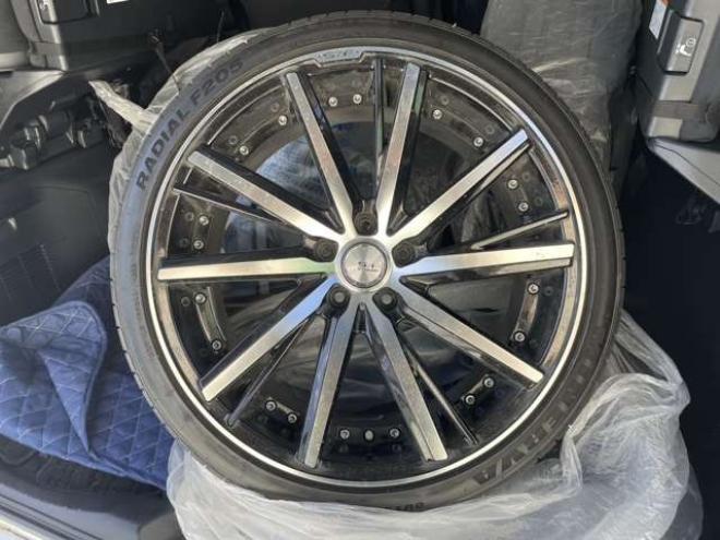 アルファード3.5 SA 4WD　TRDエアロ クリスタルアイLEDテール ダウンサス レザー調シートカバー アルパインナビ フリップダウン スピーカー  デジタルインナーミラー シュタイナー20インチ シーケンシャルウィンカー 3500