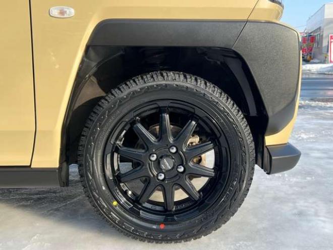 タフトGターボ クロム ベンチャー 4WD　スマートアシストプッシュスタート　エンジンスターター　純正オプションナビ　Bluetooth シートヒーター　追従クルコン　クラッツィオシートカバー　サンルーフ　ドライブレコーダー　新品ジオランダーマッドタイヤ 660