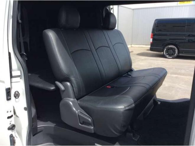 レジアスエース2.8 スーパーGL ダークプライムII ロングボディ ディーゼルターボ 4WD　バン　TRDバンパー&アルパインBIG-X11型　リアヒーター&クーラー　プッシュスタート　スマートキー　　両側スライドドア　ドラレコ　ETC　車線逸脱防止　横滑り防止装置　電動格納ミラー　ベッドキッド 2800