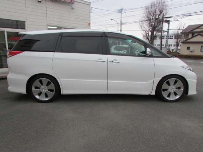 エスティマ2.4 アエラス 4WD　両側パワースライドドア/コーナーセンサー/キセノンヘッドライト/LEDフォグ/クルーズコントロール/ETC/ 2400