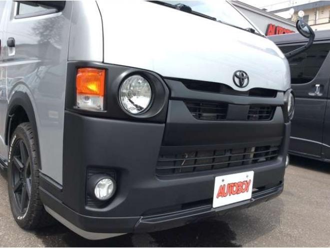 ハイエースバン2.8 DX ロング GLパッケージ ディーゼルターボ 4WD　キーレス　両側スライドドア　バックカメラ　メモリナビ　フルセグTV　フロントフォグランプ　衝突被害軽減システム　車線逸脱防止　横滑り防止装置　パワーヒート　オートマチックハイビーム　電動格納ミラー 2800